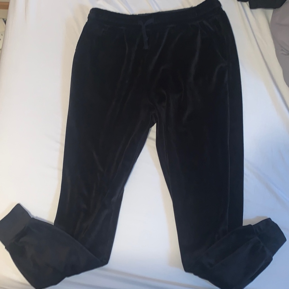 Charlotte Russe Velvet Joggers